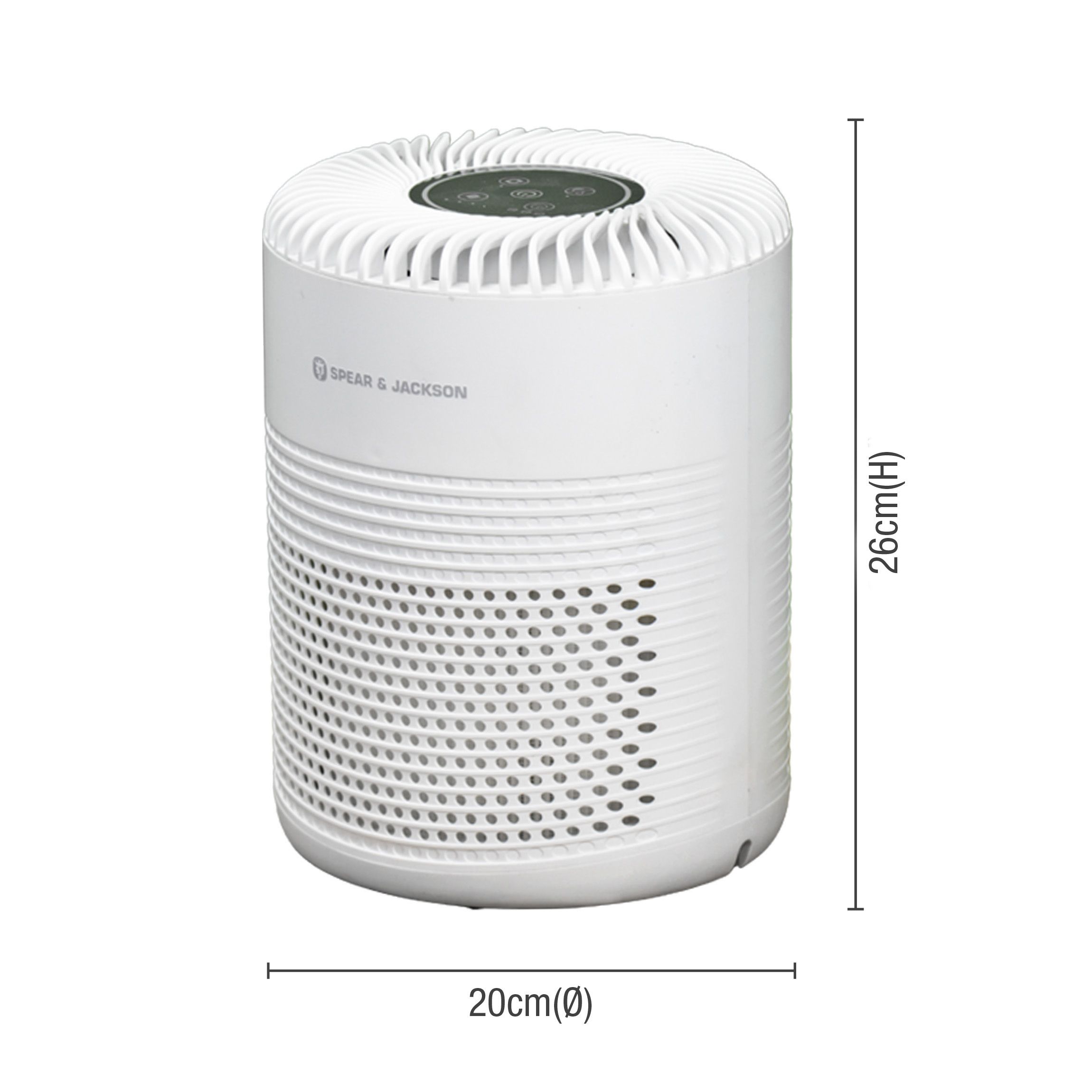 Spear & Jackson 42265 Hepa 3-speed Air purifier White