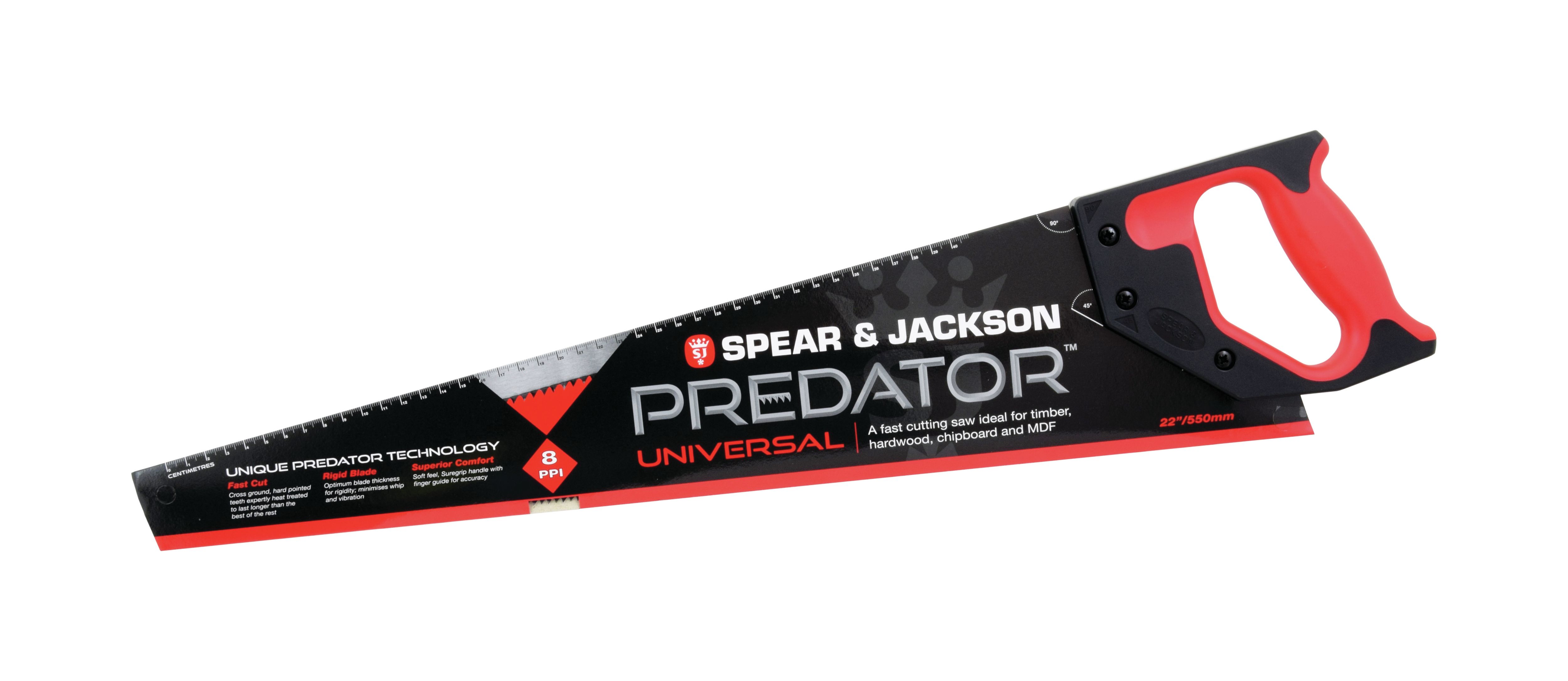 Spear & Jackson 558.8mm Wood saw, 8 TPI