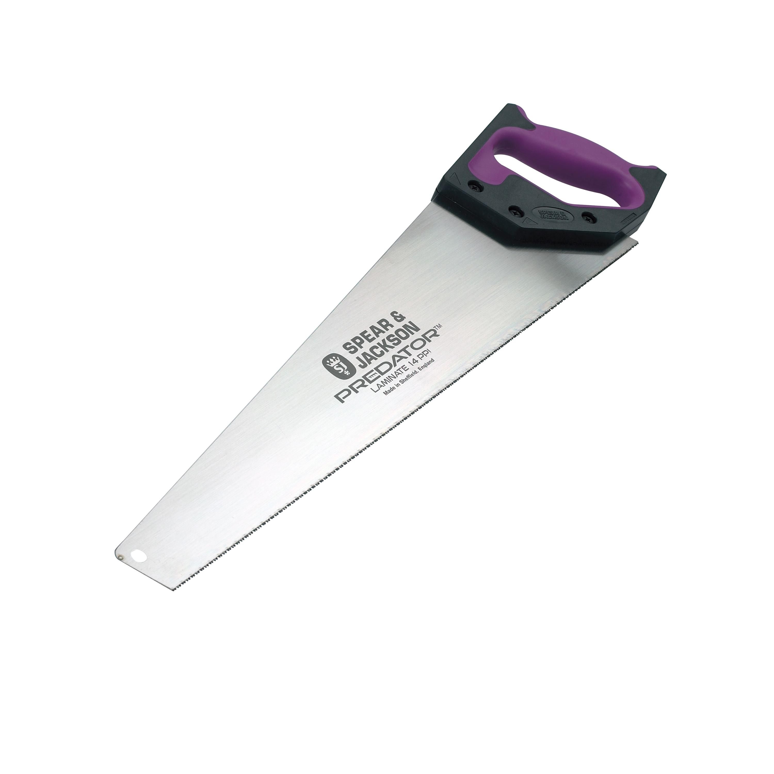 Spear & Jackson Predator 510mm Fast fine Soft-grip Laminate Flooring saw, 14 TPI 400g