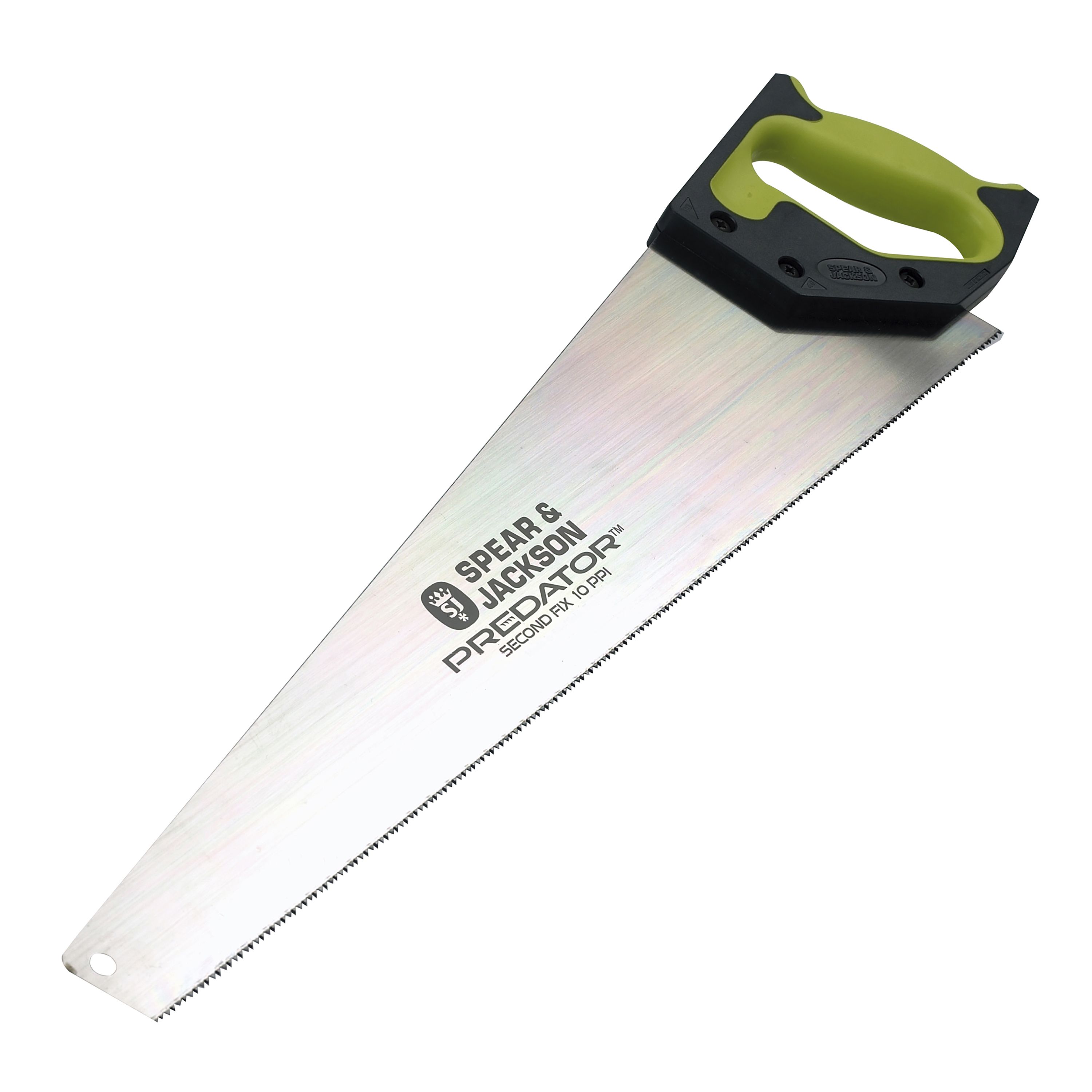 Spear & Jackson Predator 558.8mm Universal Ergonomic bi-material comfort grip Wood saw, 10 TPI