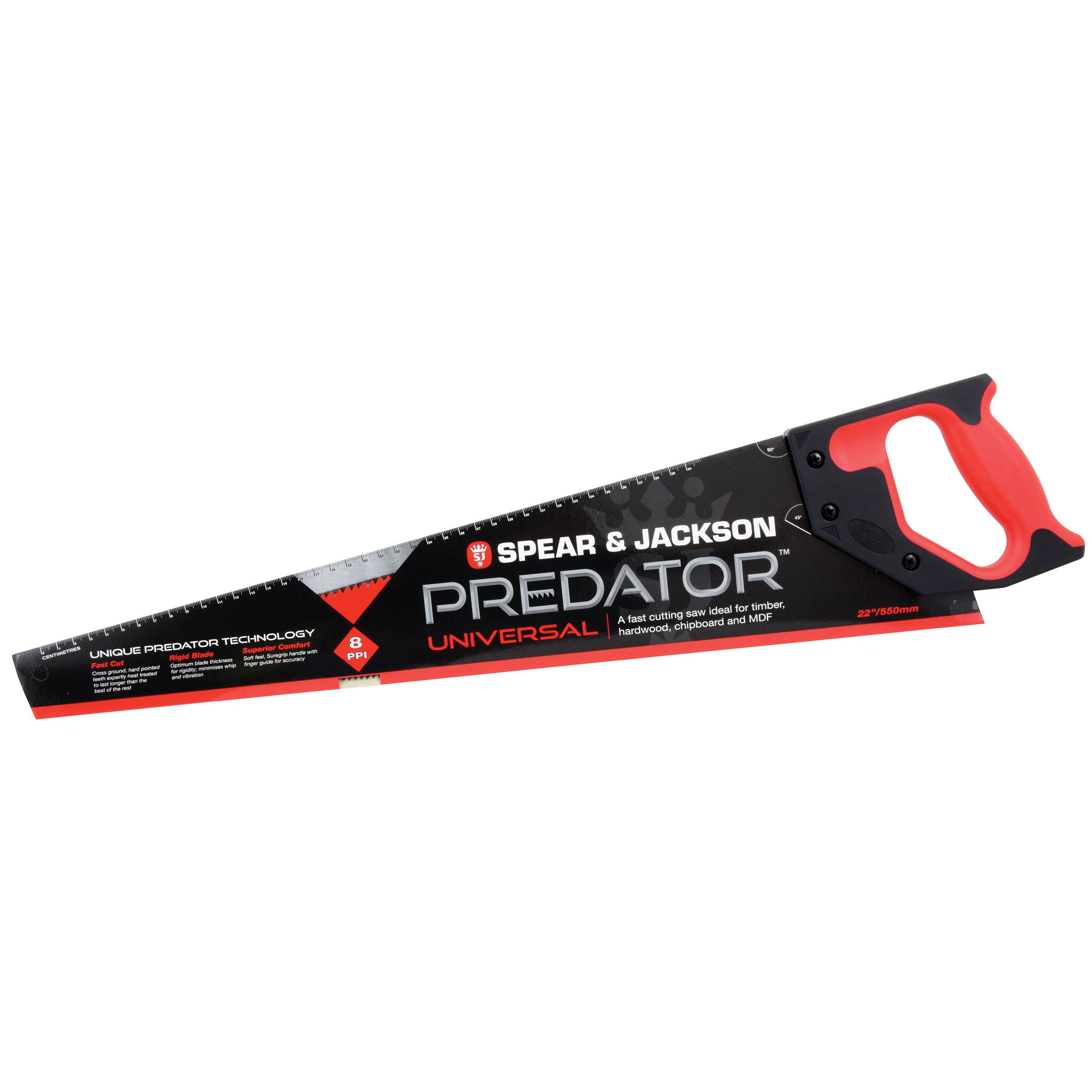 &amp Predator 558.8mm Universal Wood saw 8 TPI