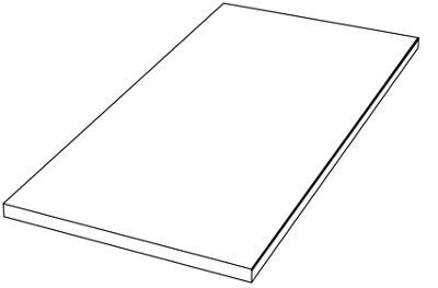 Speedstone 4mm Dust Grey Quartz Breakfast bar Worktop, (L)2000mm
