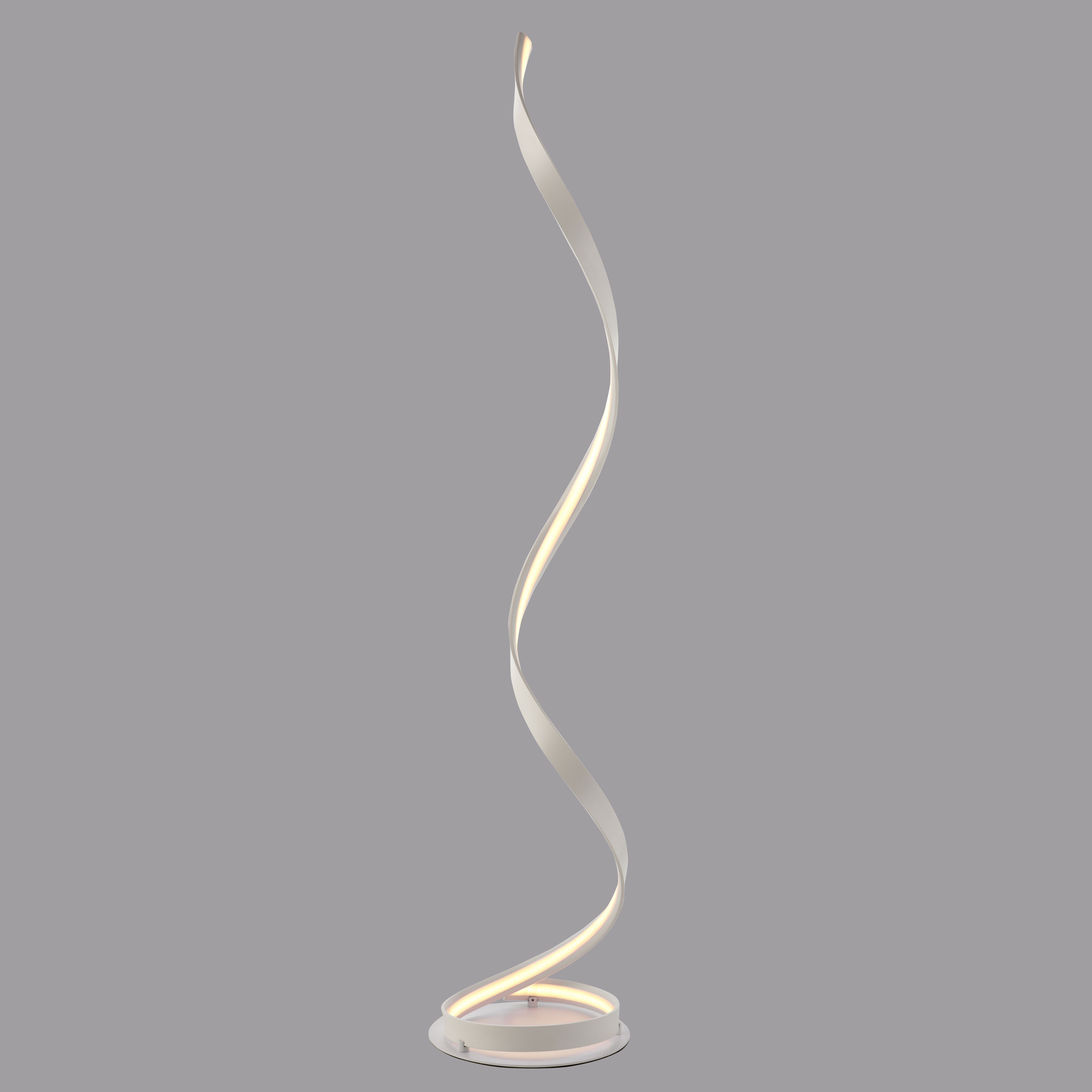 Spiral White LED Floor light