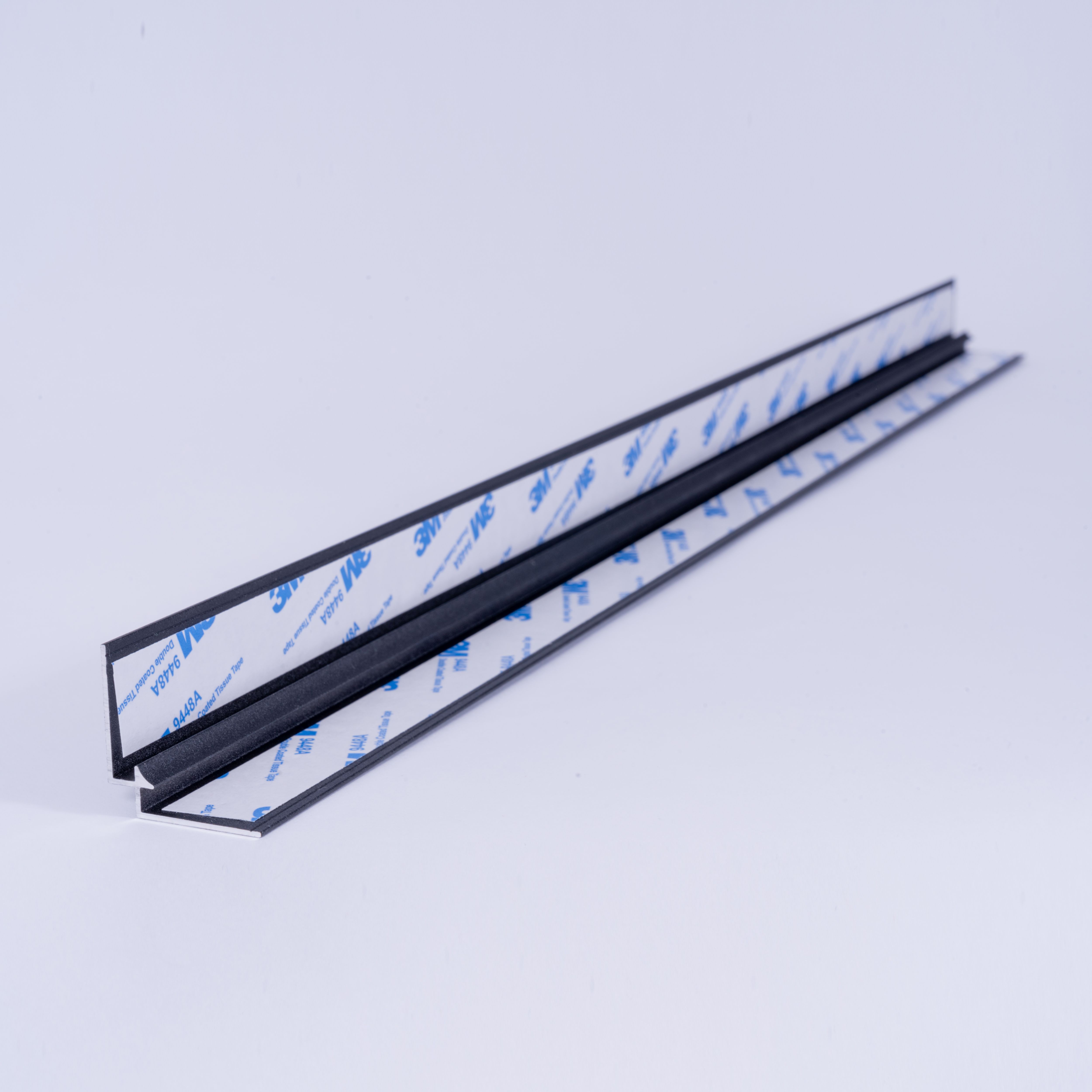 Splashwall Alloy Anthracite Aluminium Internal Worktop corner joint (H)600mm (W)4mm