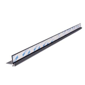 Splashwall Alloy Anthracite Aluminium Worktop corner joint (H)750mm