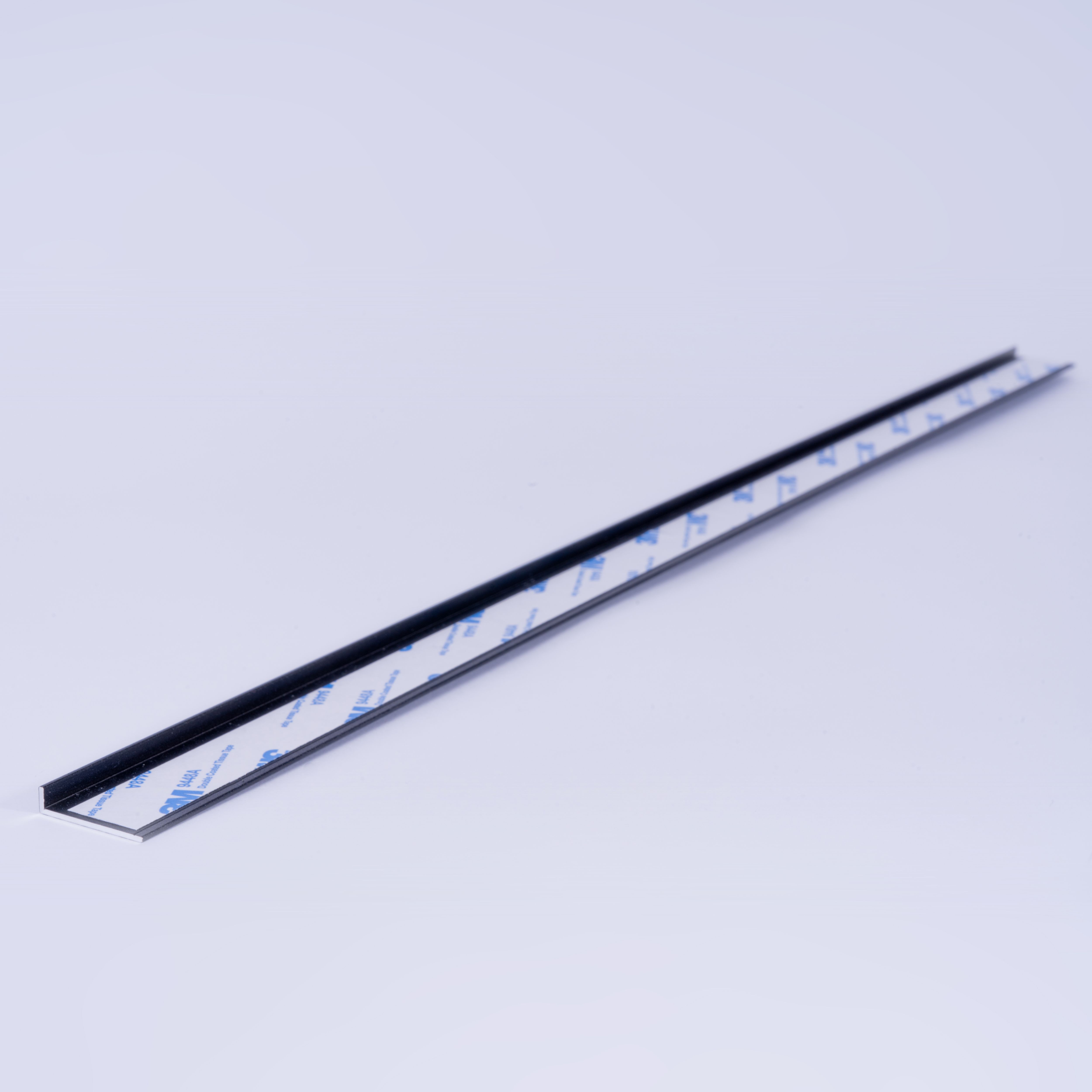Splashwall Alloy Anthracite Aluminium Worktop end cap (H)750mm (W)4mm