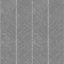 Splashwall Alloy Grey Herringbone Aluminium Splashback, (H)800mm (W)600mm (T)4mm