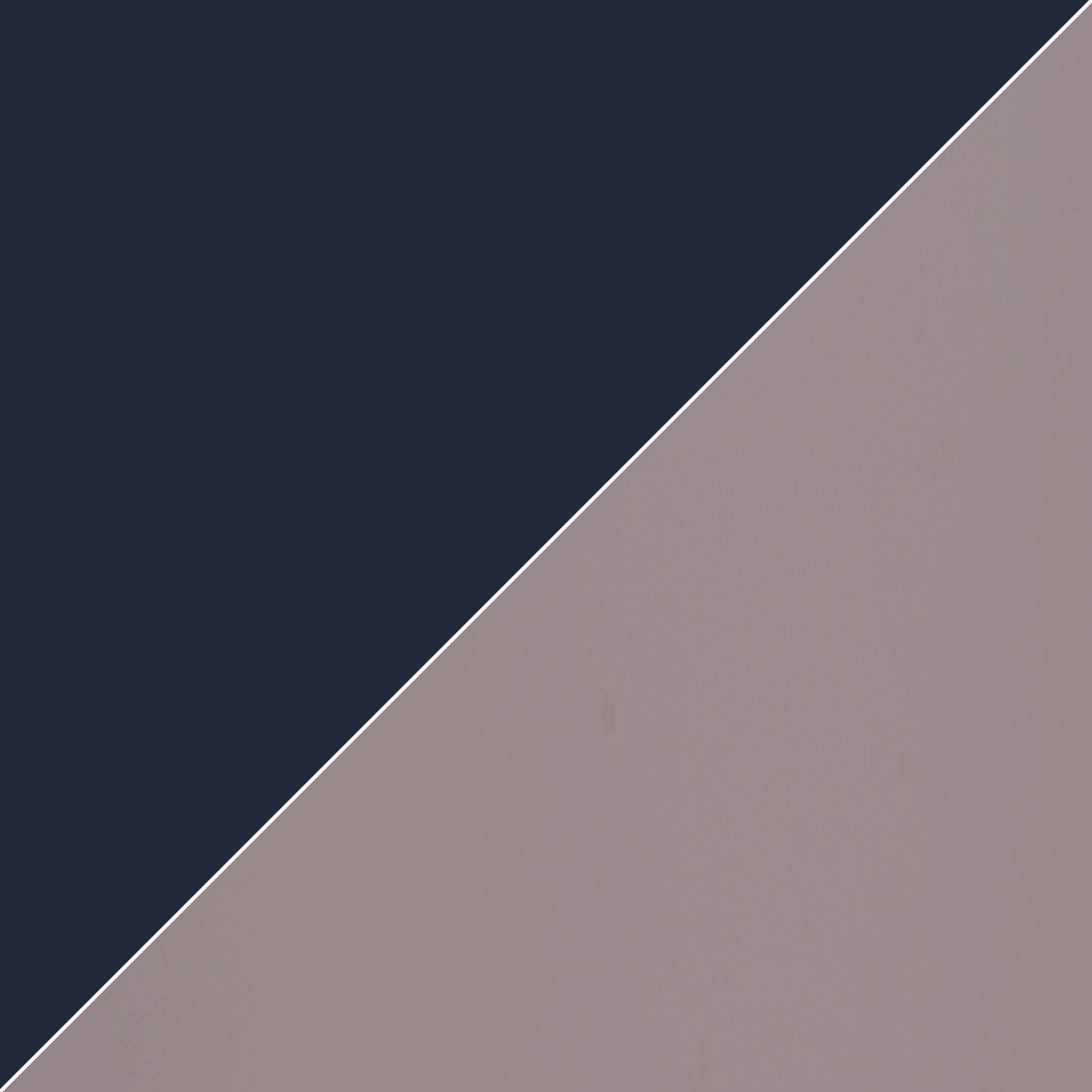 Splashwall Alloy Matt Deep sea blue & smoked rose Aluminium Bathroom & wet room Decorative panel (H)2400mm (W)900mm