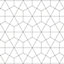 Splashwall Alloy White Diamond tile Geometric Aluminium Splashback, (H)800mm (W)600mm (T)4mm