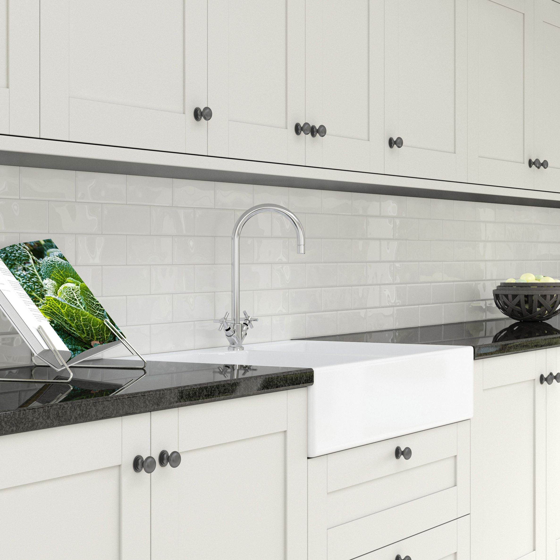 Splashwall  Bathroom Splashback Gloss Ocean 600mm x 2420mm x 4mm