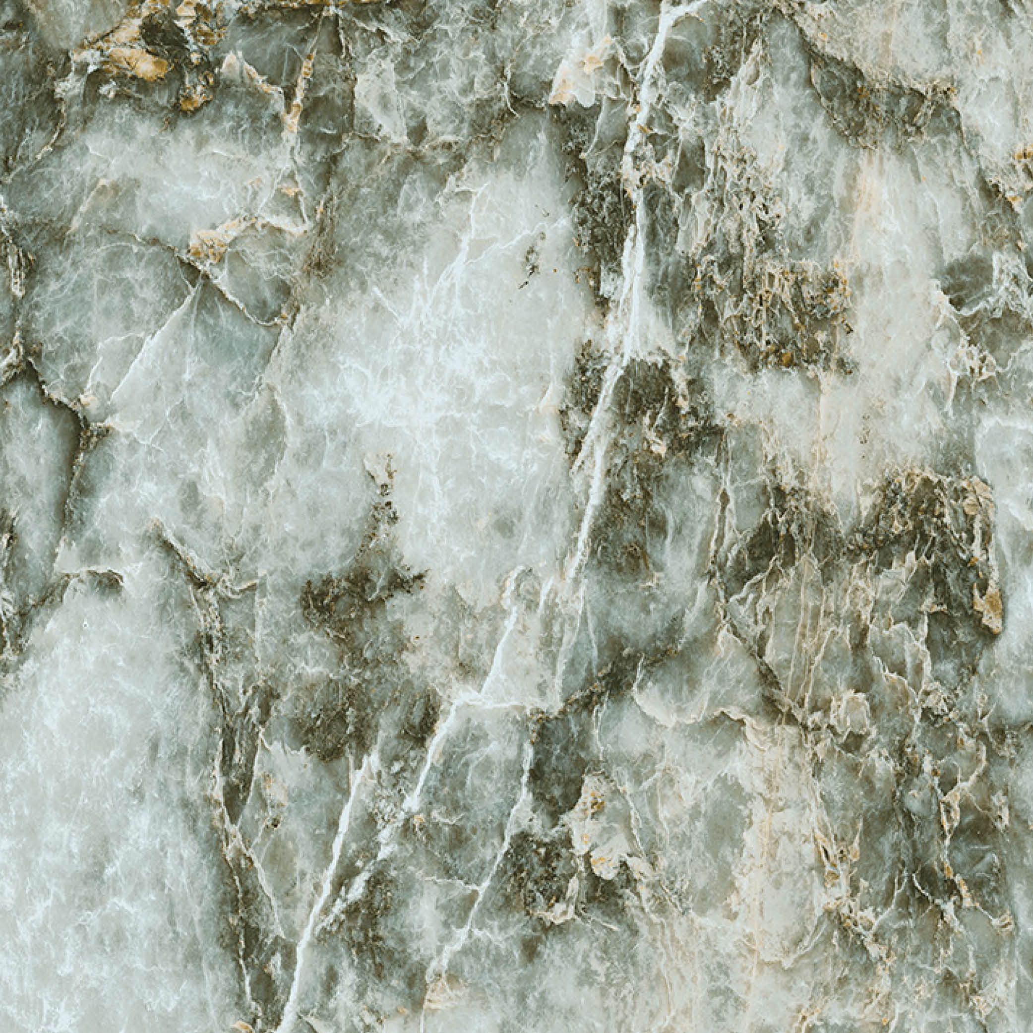 Splashwall Elite Composite Tongue & groove Bathroom & wet room Decorative panel (H)2420mm (W)1200mm - Gloss Onyx Verde Pattern Marble effect