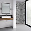 Splashwall Elite Matt Abruzzo Post-formed 2 sided Shower Wall panel kit (L)2420mm (W)1200mm (T)11mm