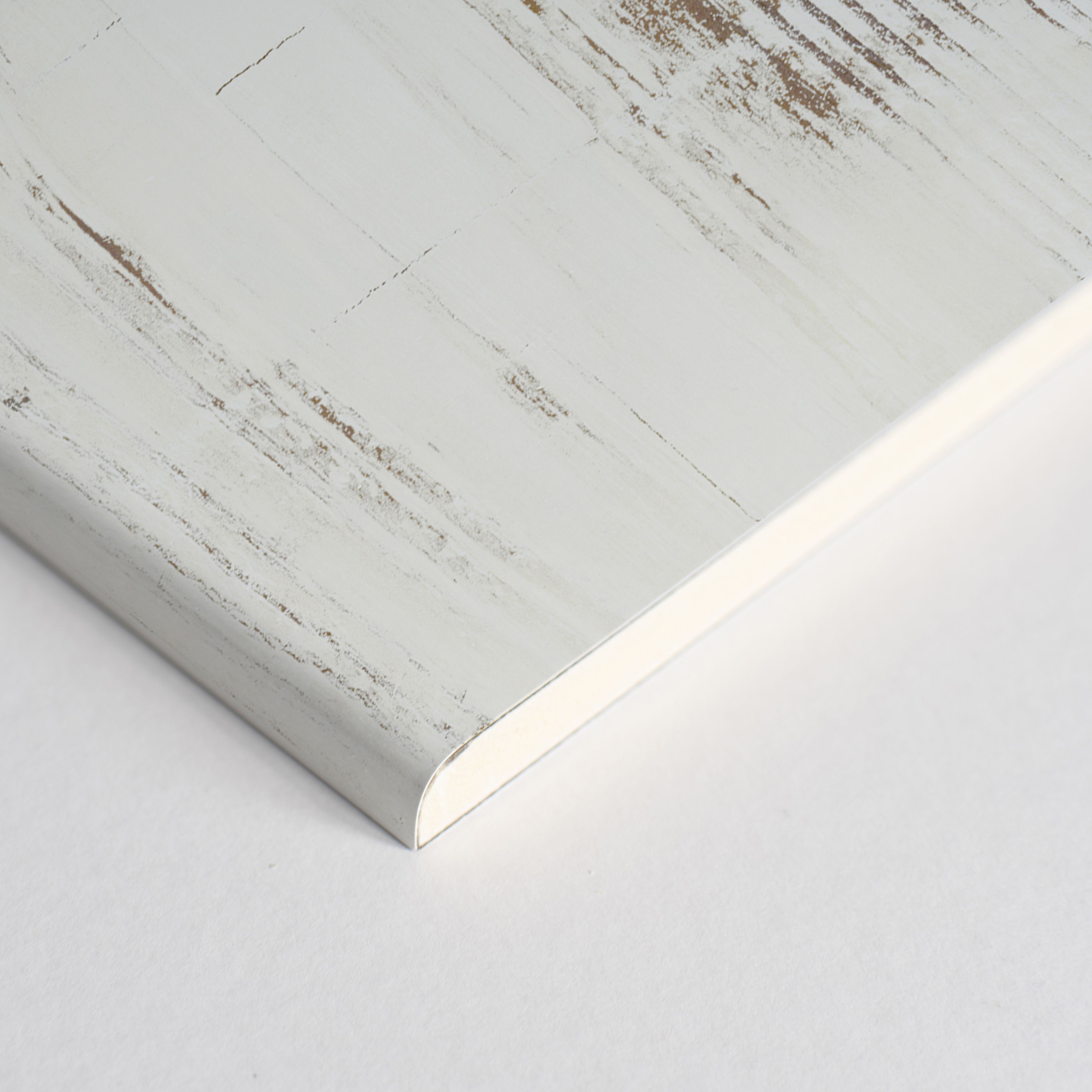 Splashwall Elite Matt Antique limed Pine Composite Panel (H)2420mm (W)1200mm