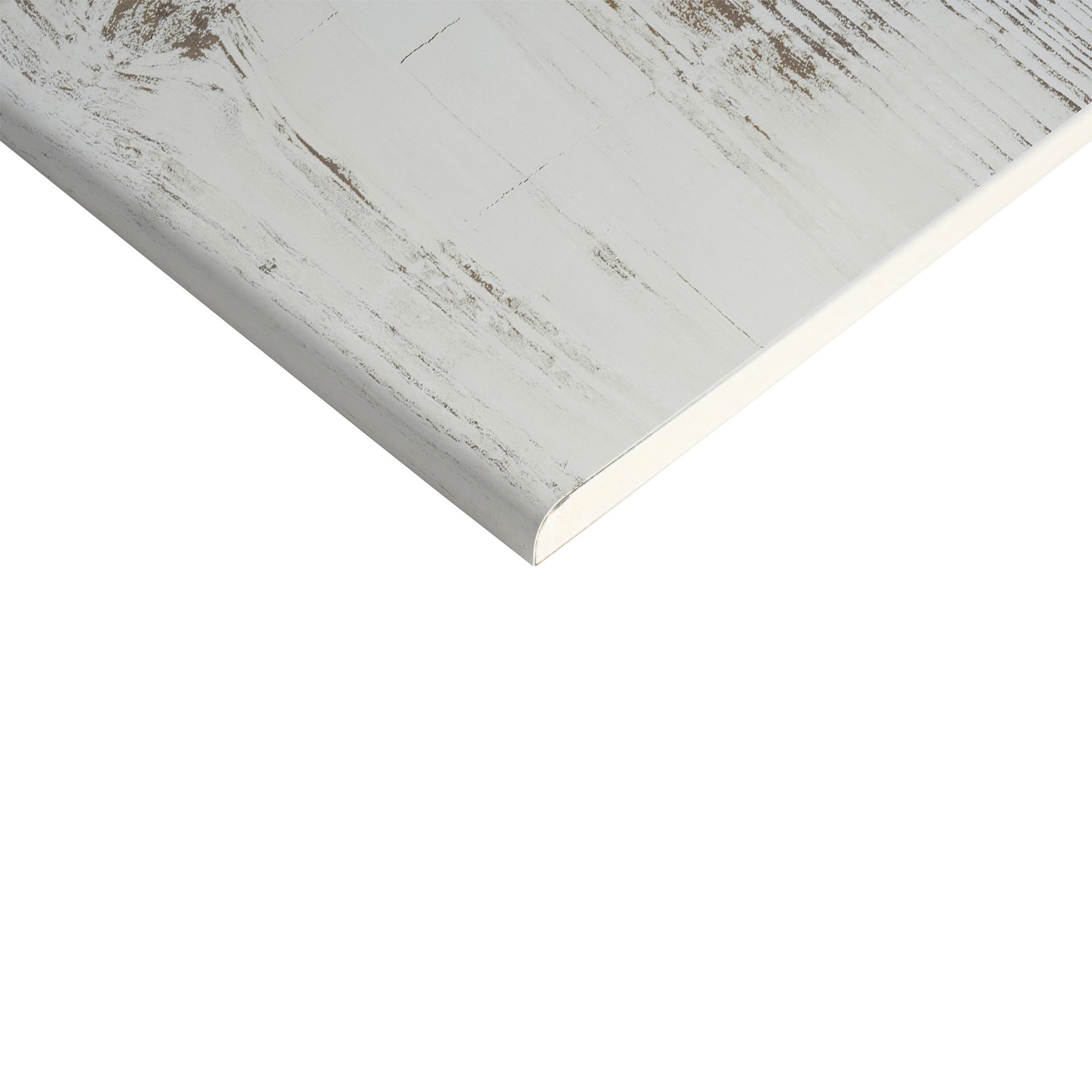 Splashwall Elite Matt Antique limed Pine Post-formed 2 sided Shower Wall panel kit (L)2420mm (W)1200mm (T)11mm - 3