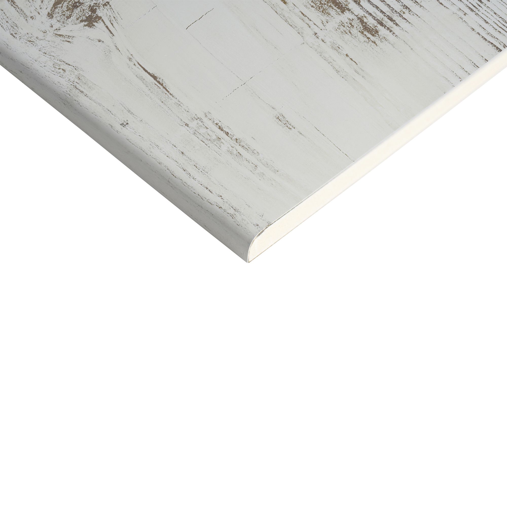 Splashwall Antique limed Pine 3 sided Wall panel kit (L)2420mm (W)1200mm - 3