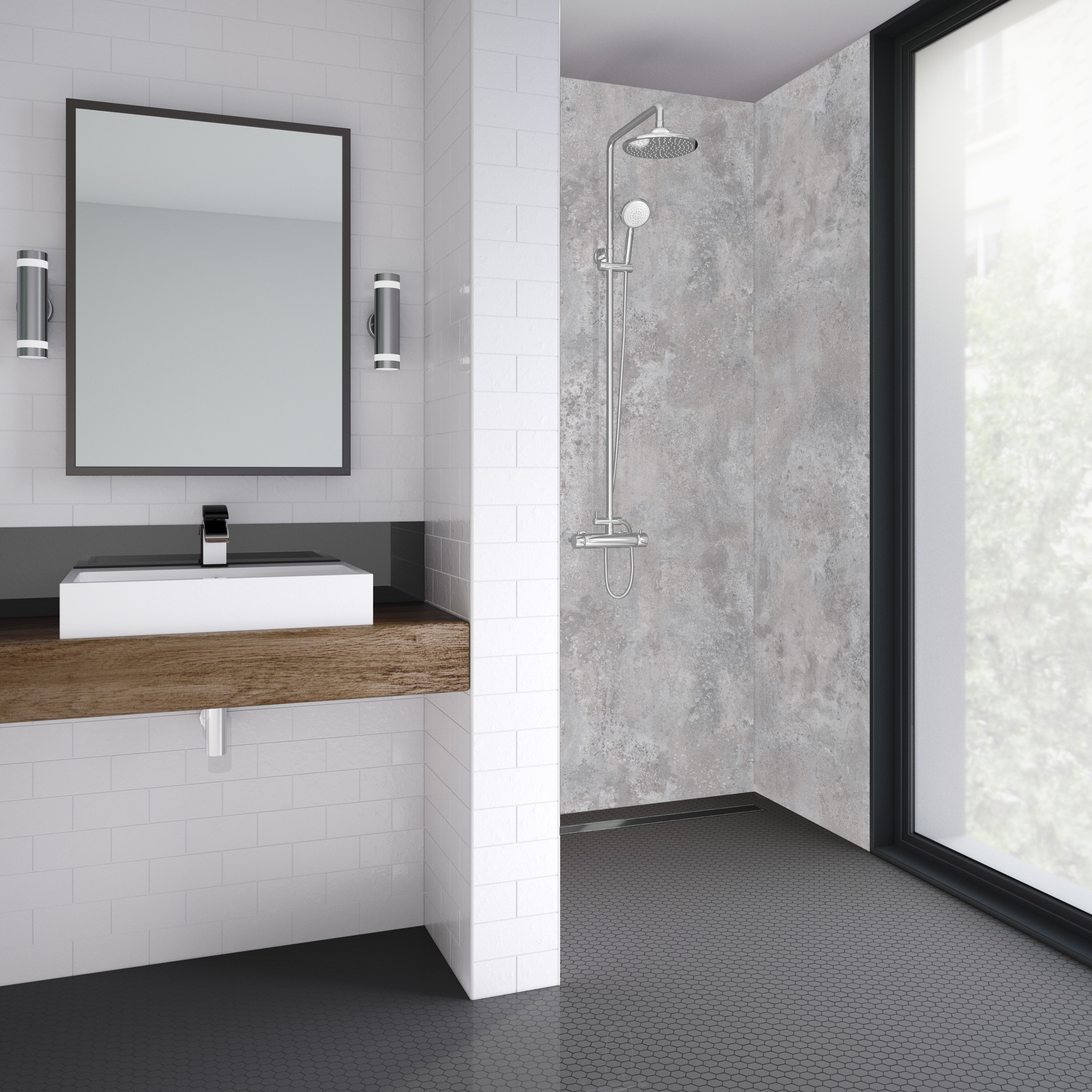 Splashwall Elite Matt Caldeira Composite Panel (H)2420mm (W)1200mm - 3