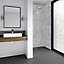 Splashwall Elite Matt Caldeira Post-formed 2 sided Shower Wall panel kit (L)2420mm (W)1200mm (T)11mm