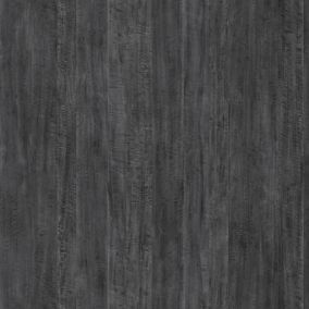Splashwall Elite Matt Charcoal eucalyptus MDF & vinyl Tongue & groove Panel (H)2420mm (W)1200mm