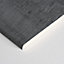 Splashwall Elite Matt Charcoal eucalyptus Post-formed 3 sided Shower Wall panel kit (L)2420mm (W)1200mm (T)11mm