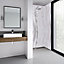 Splashwall Elite Matt Marmo linea Post-formed 2 sided Shower Wall panel kit (L)2420mm (W)1200mm (T)11mm