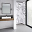 Splashwall Elite Matt Marmo migliore Post-formed 2 sided Shower Wall panel kit (L)2420mm (W)1200mm (T)11mm
