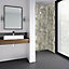 Splashwall Elite Matt Milk Paint Post-formed 2 sided Shower Wall panel kit (L)2420mm (W)1200mm (T)11mm