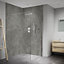 Splashwall Elite Matt Slate grey Composite Bathroom Panel (H)2420mm (W)600mm