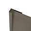 Splashwall Fawn Straight Panel end cap, (L)2440mm (T)4mm