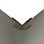 Splashwall Fawn Straight Panel external corner joint, (L)2440mm (T)4mm