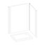 Splashwall Gloss Black Tile effect 2 sided Shower Panel kit (L)1200mm (W)2420mm (T)3mm