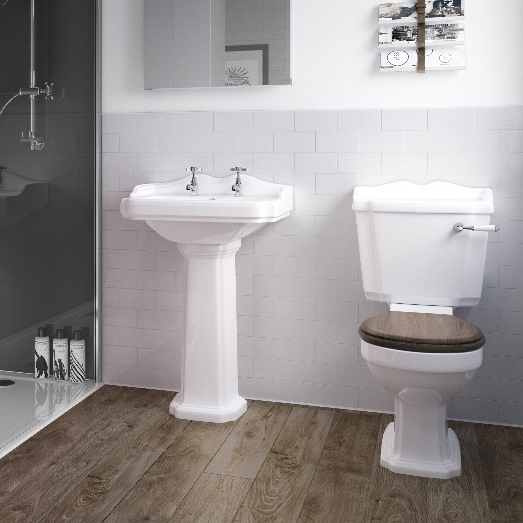 Splashwall  Bathroom Wall Panel Matt Grey  600mm x 2420mm x 10mm