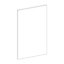 Splashwall Gloss Cream Vertical Tile effect Composite Panel (H)2420mm (W)1200mm