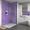 Splashwall Gloss Metallic purple Acrylic Panel (H)2420mm (W)900mm
