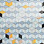 Splashwall Gloss Multicolour Panel (H)2420mm (W)1200mm (T)4mm