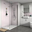 Splashwall Gloss Pale pink 3 sided Shower Panel kit (L)1200mm (W)1200mm (T)4mm