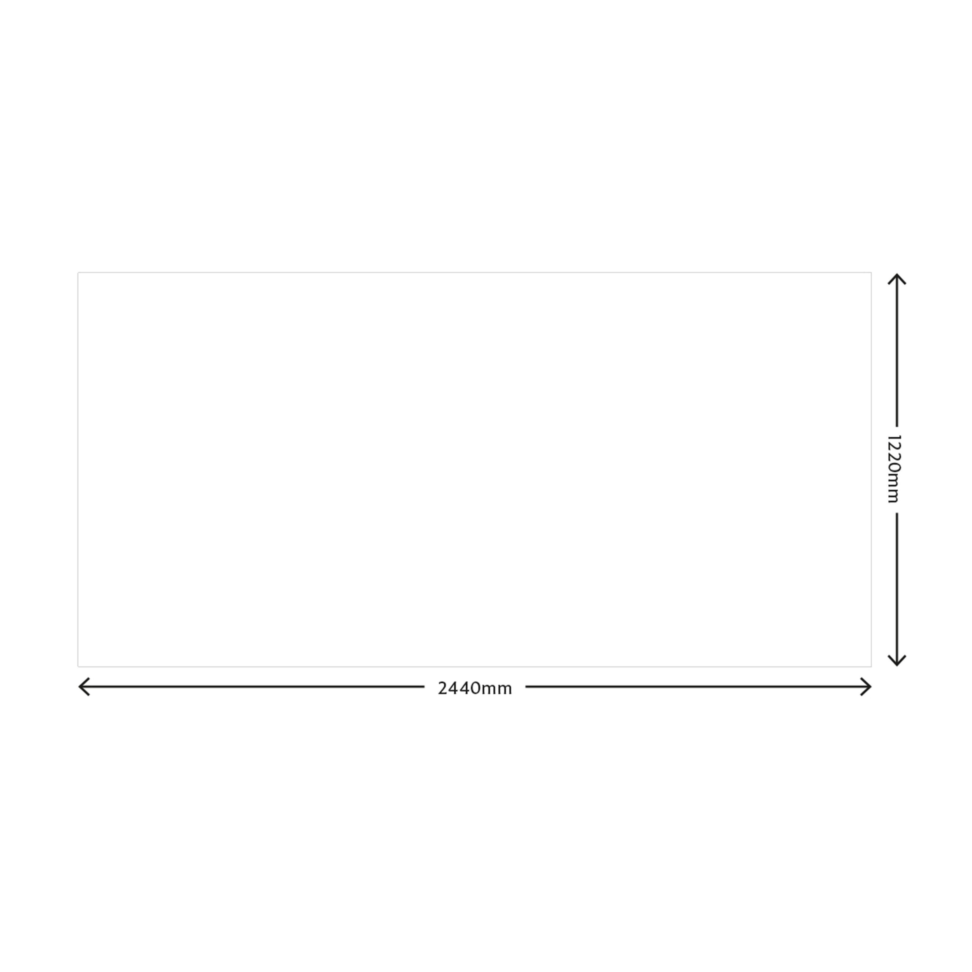Splashwall Grey Concrete tile effect MDF Splashback, (H)1220mm (W)2440mm (T)10mm