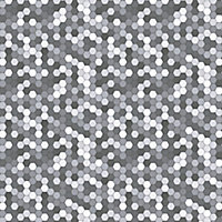 Splashwall Grey & white Hexagonal MDF Splashback, (H)1220mm (W)2440mm (T)10mm