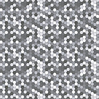 Splashwall Grey & white Hexagonal MDF Splashback, (H)600mm (W)2440mm (T)10mm