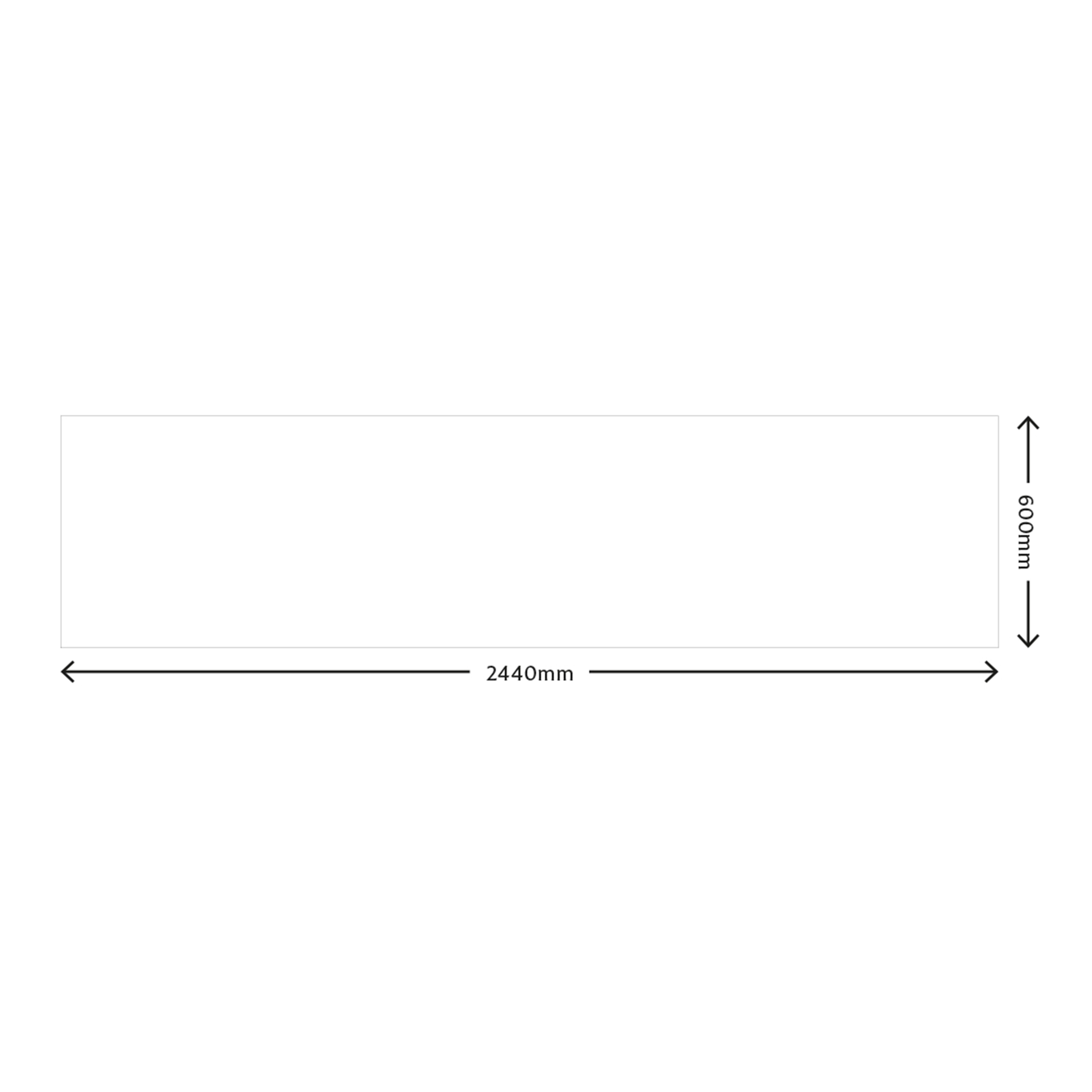 Splashwall Grey & white Hexagonal MDF Splashback, (H)600mm (W)2440mm (T)10mm