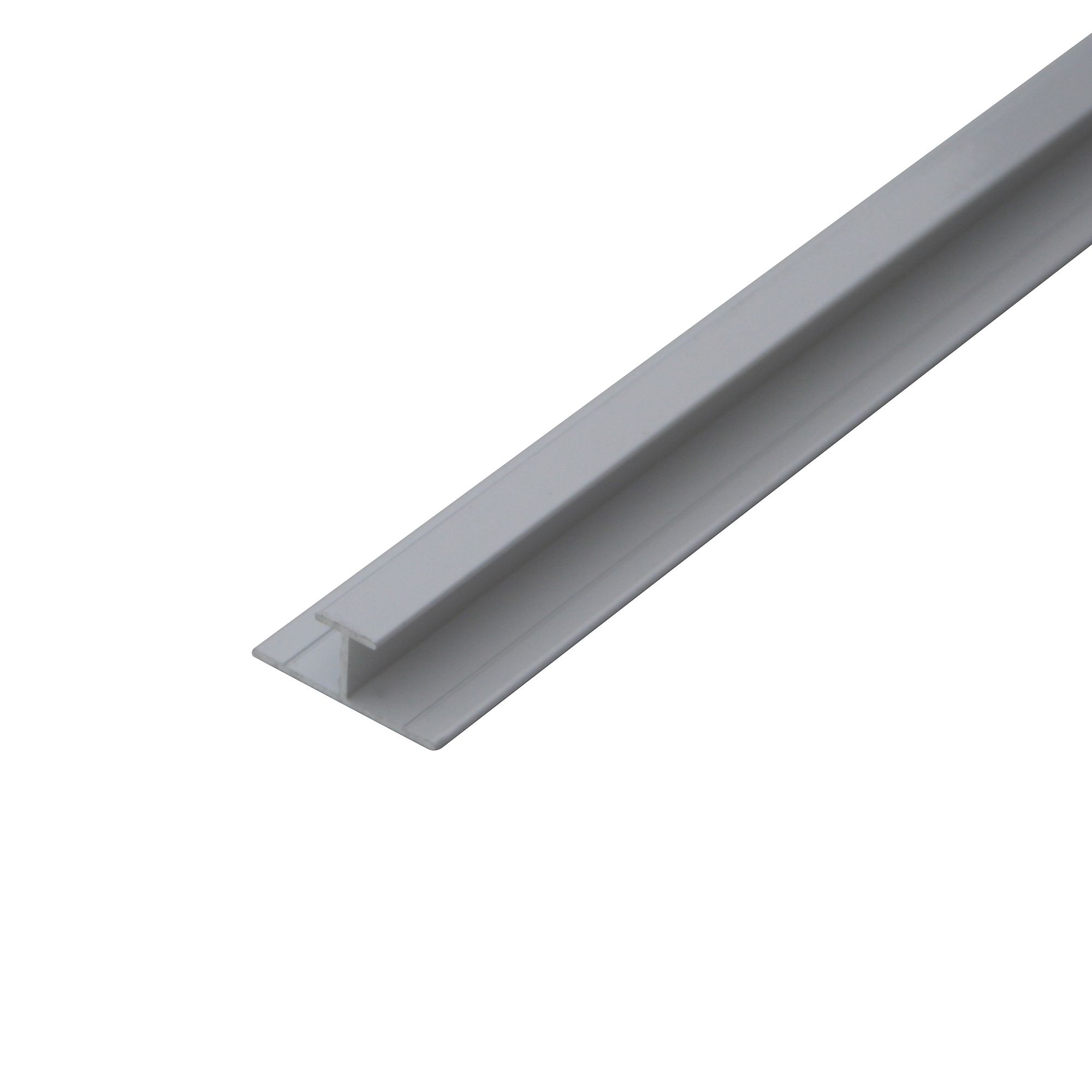Splashwall H-shaped Panel straight joint (L)2420mm - White