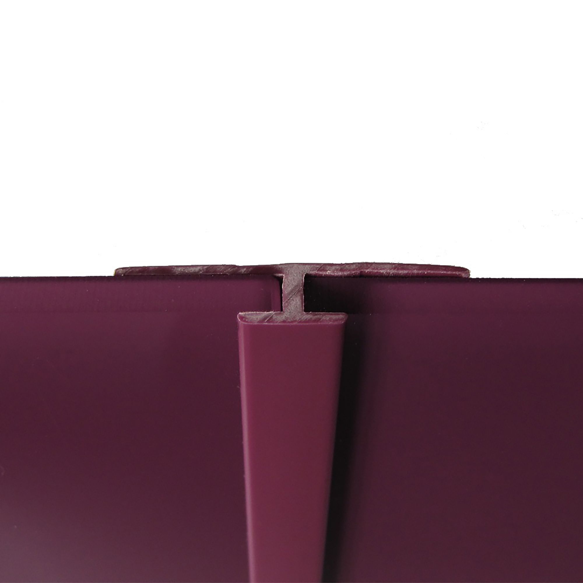 Splashwall H-shaped Panel straight joint (L)2440mm (T)4mm - Violet