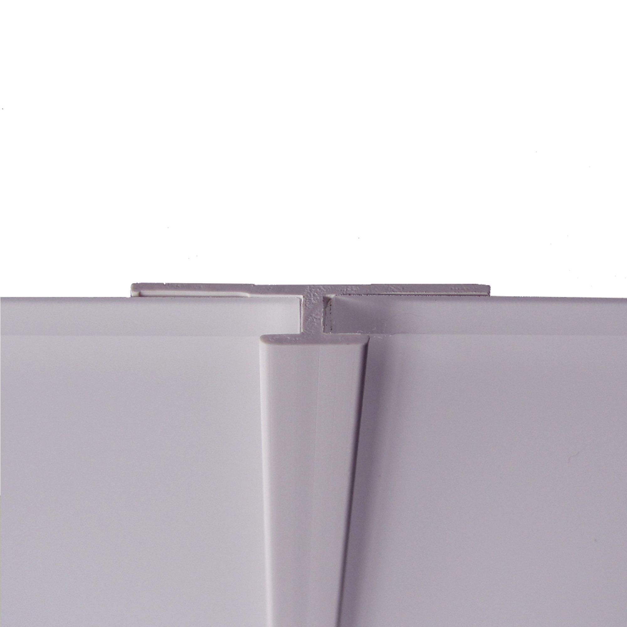 Splashwall H-shaped Panel straight joint (W)400mm (T)3mm - Gloss lavender