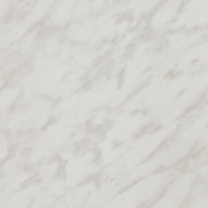 Splashwall Impressions Gloss Cararra marble effect Panel (H)2420mm (W)585mm (T)11mm