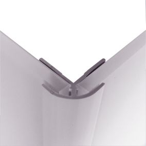 Splashwall Lavender Panel external corner joint, (W)400mm (T)3mm