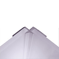 Splashwall Lavender Panel internal corner joint, (W)400mm (T)3mm