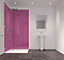 Splashwall Majestic Pink 2 sided Shower Panel kit (L)2420mm (W)1200mm (T)11mm