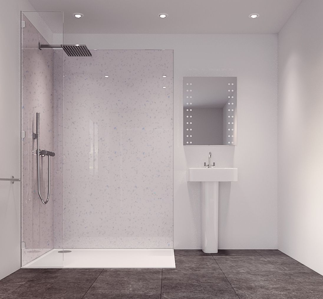 Splashwall Majestic Star dust Laminate Panel (H)2420mm (W)585mm