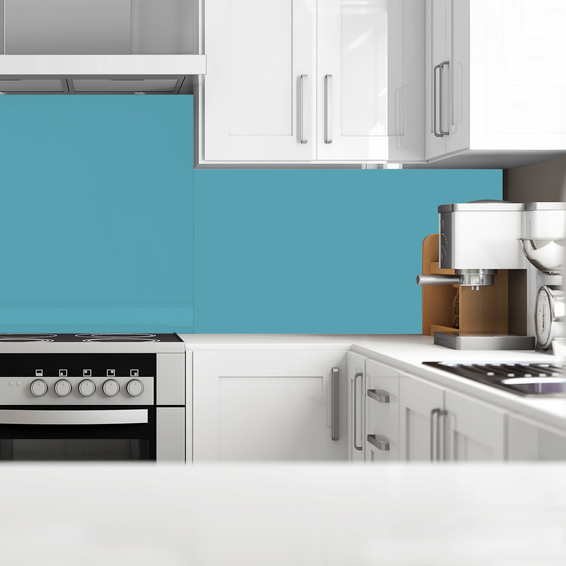 Splashwall Matt Ocean Acrylic Splashback, (H)1220mm (W)2440mm (T)4mm