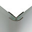 Splashwall Mist Straight Panel external corner joint, (L)2440mm (T)4mm