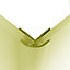Splashwall Pale lemon Panel external corner joint, (W)400mm (T)3mm